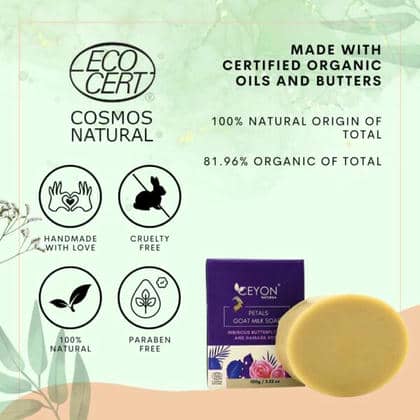 Organic Soap | Petals Goat Milk soap | Ceyon Naturaa