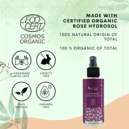 Organic Rose Water | Rose Hydrosol | Ceyon Naturaa