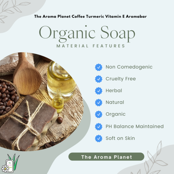 The Aroma Planet Coffee Turmeric Vitamin E Aromabar - Material Features