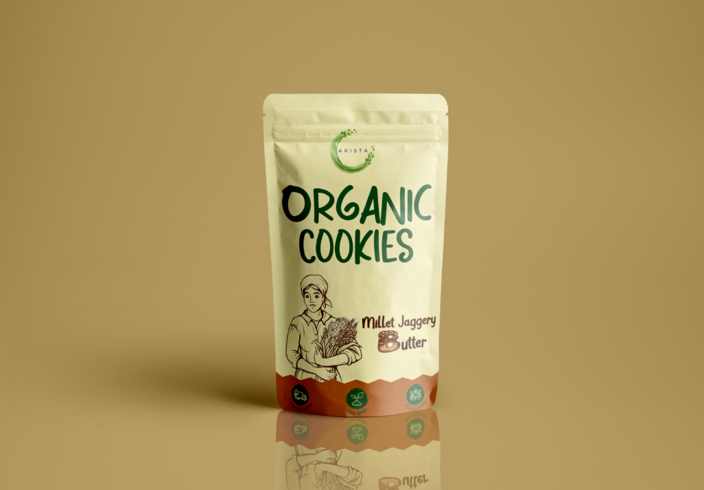 Jaggery Butter Millet Cookies