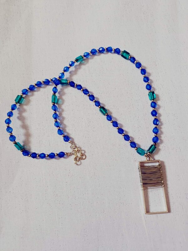 Blue Beads Necklace