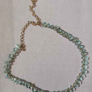 Light Blue Beads Necklace