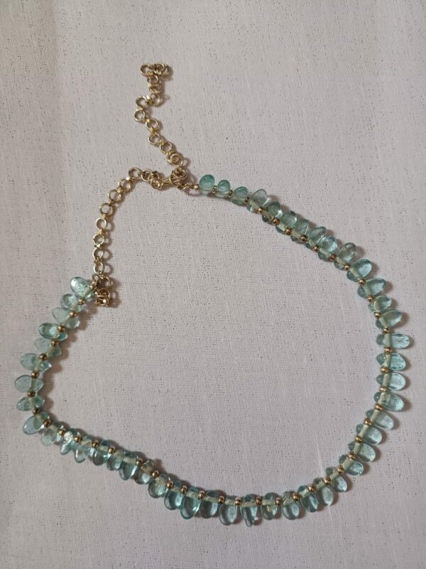 Light Blue Beads Necklace