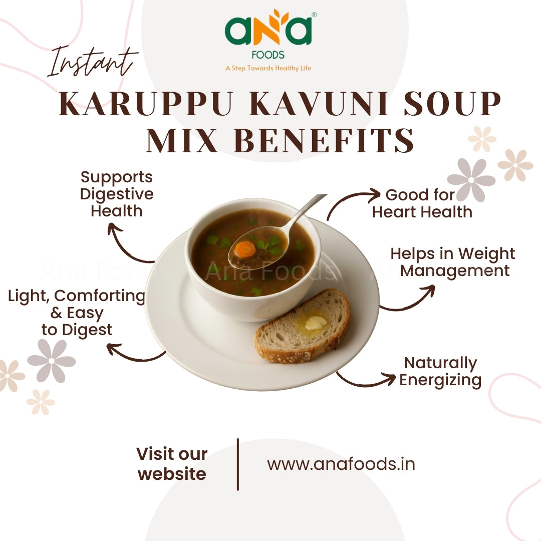 Fafbly Karuppu kavuni Soup Fafbly Karuppu kavuni Soup