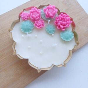 Fably pink candles