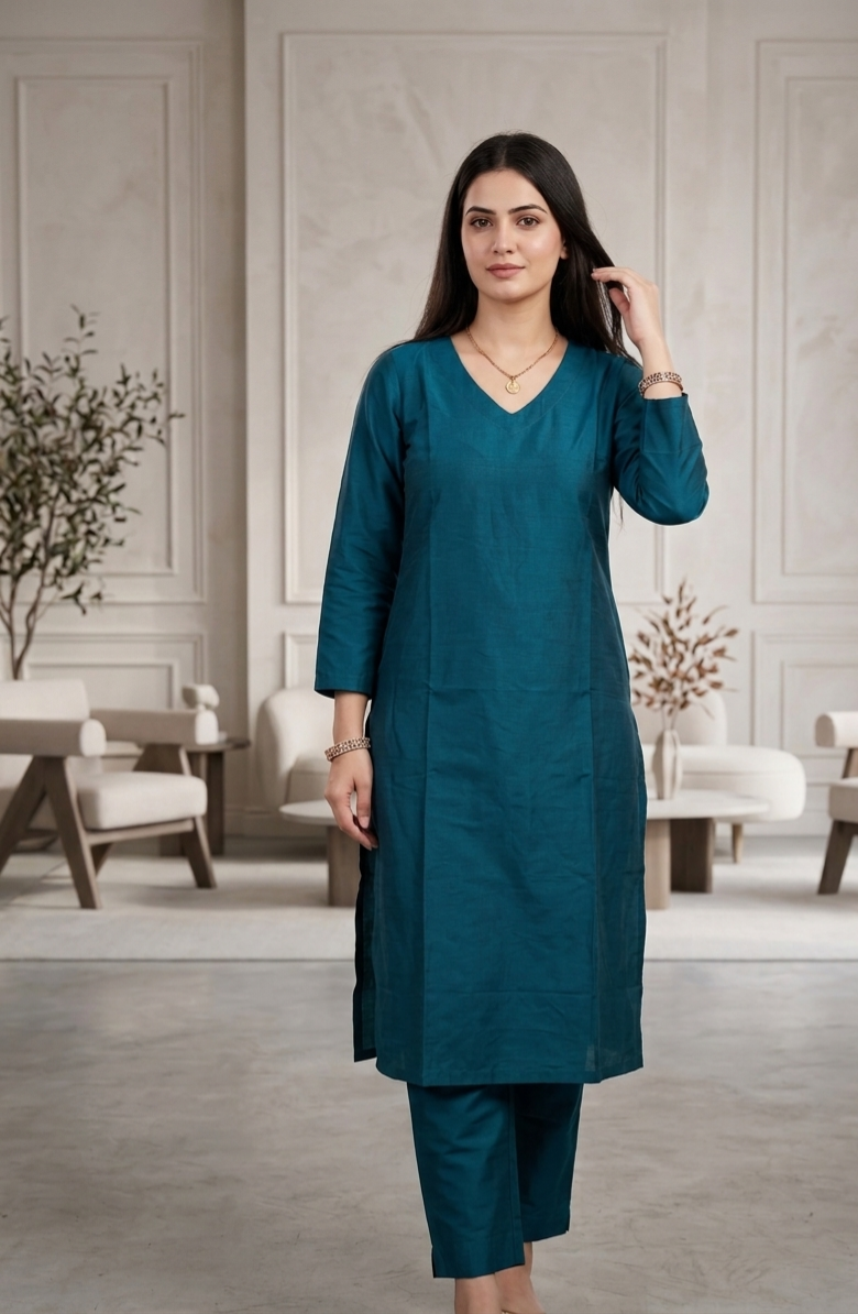 FABLY blue kurta