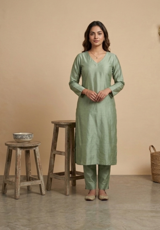 FABLY Silk cotton suit